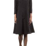 Katharina Hovman Damen Kleid A-Linie anthrazit