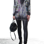 Avant Toi Damen Cardigan Floral Multicolor
