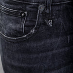 R13 Damen Jeans HIGH RISE SKINNY schwarz