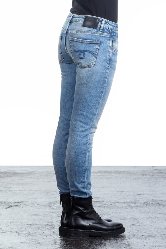 R13 Damen Jeans BOY SKINNY hellblau