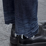 R13 Damen Jeans im Distressed-Look BOY STRAIGHT howell indigo