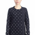 Y's Yohji Yamamoto Damen Avantgarde Langarmshirt schwarz