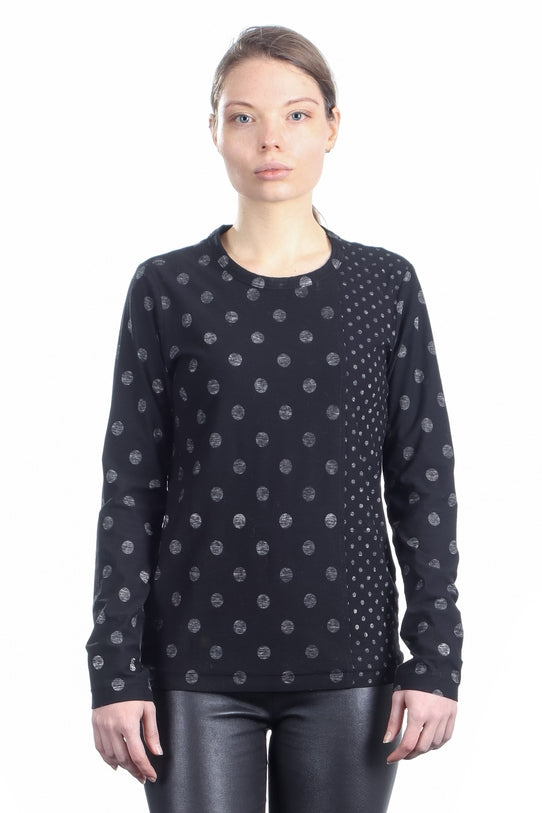 Y's Yohji Yamamoto Damen Avantgarde Langarmshirt schwarz
