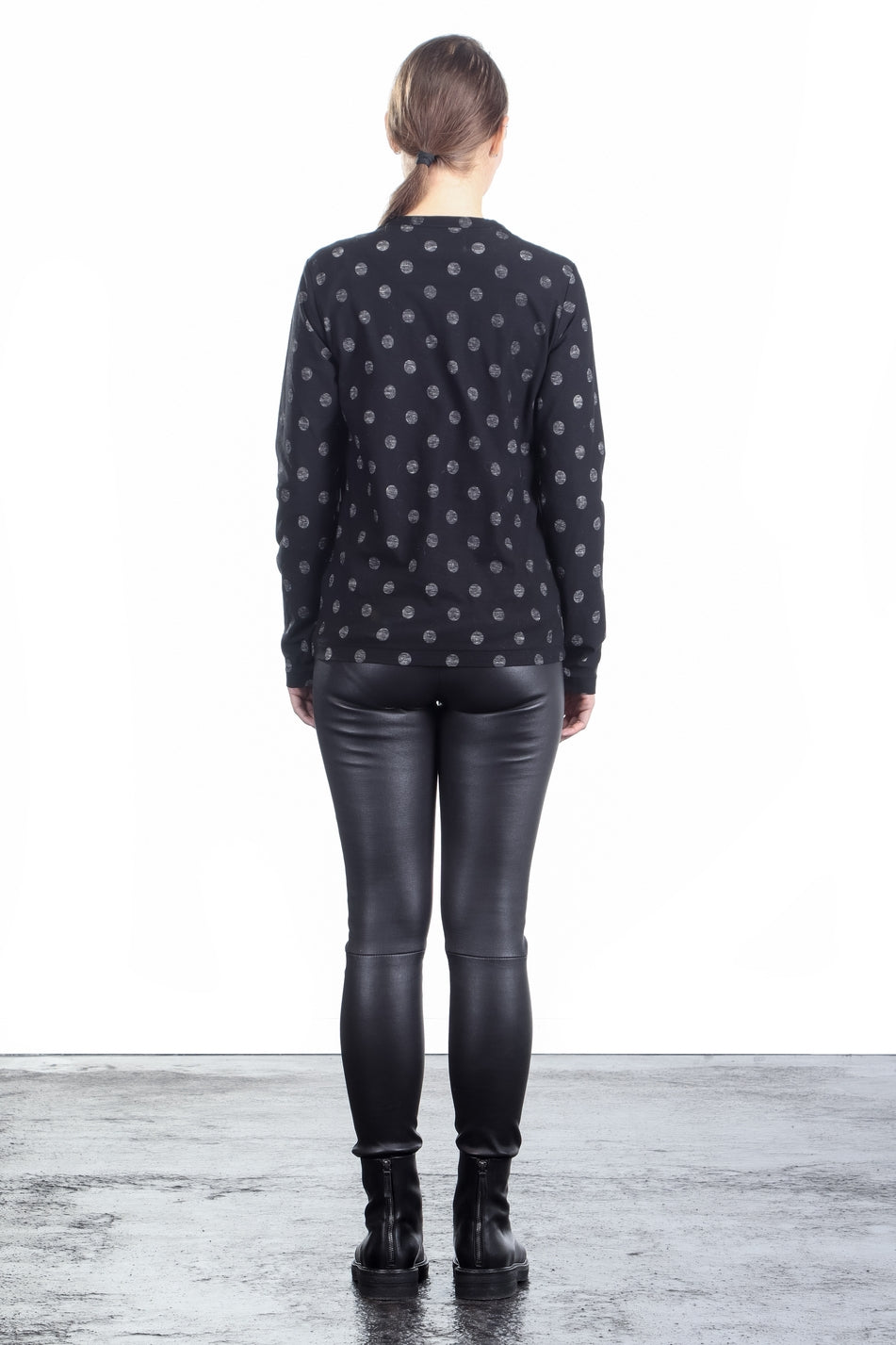 Y's Yohji Yamamoto Damen Avantgarde Langarmshirt schwarz