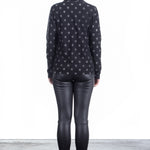 Y's Yohji Yamamoto Damen Avantgarde Langarmshirt schwarz