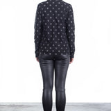 Y's Yohji Yamamoto Damen Avantgarde Langarmshirt schwarz