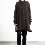 Rundholz Damen Strick Tunika oversized dunkelbraun