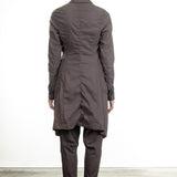 Rundholz Dip Damen Gehrock braun cedar