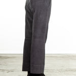 Nine In The Morning Damen Cropped Cordhose Lavinia anthrazit