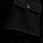 Rundholz Damen Midirock schwarz