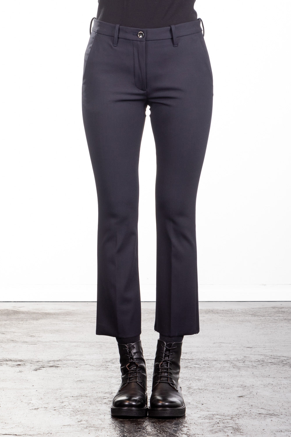 Nine In The Morning Damen 7/8 Hose Rome navy