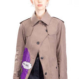 Rundholz Damen Avantgarde Trenchcoat Comicprint