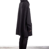 Rundholz DIP Damen OVERSIZED Sweatkleid   schwarz