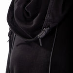 Rundholz DIP Damen OVERSIZED Sweatkleid   schwarz