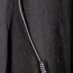 Rundholz DIP Damen OVERSIZED Kleid  schwarz