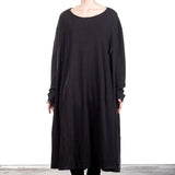 Rundholz DIP Damen OVERSIZED Kleid  schwarz