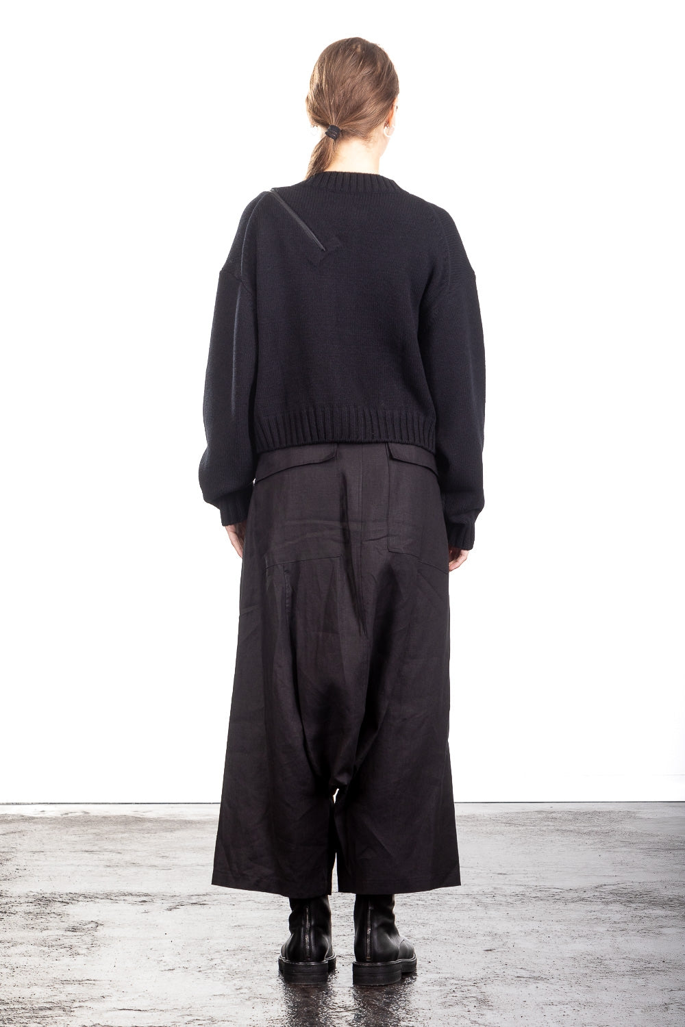 Yohji Yamamoto Damen Strick Cardigan schwarz