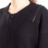 Yohji Yamamoto Damen Strick Cardigan schwarz