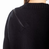 Yohji Yamamoto Damen Strick Cardigan schwarz