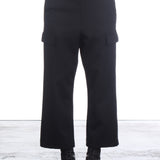 Rundholz Damen 7/8 Jersey Hose Schwarz
