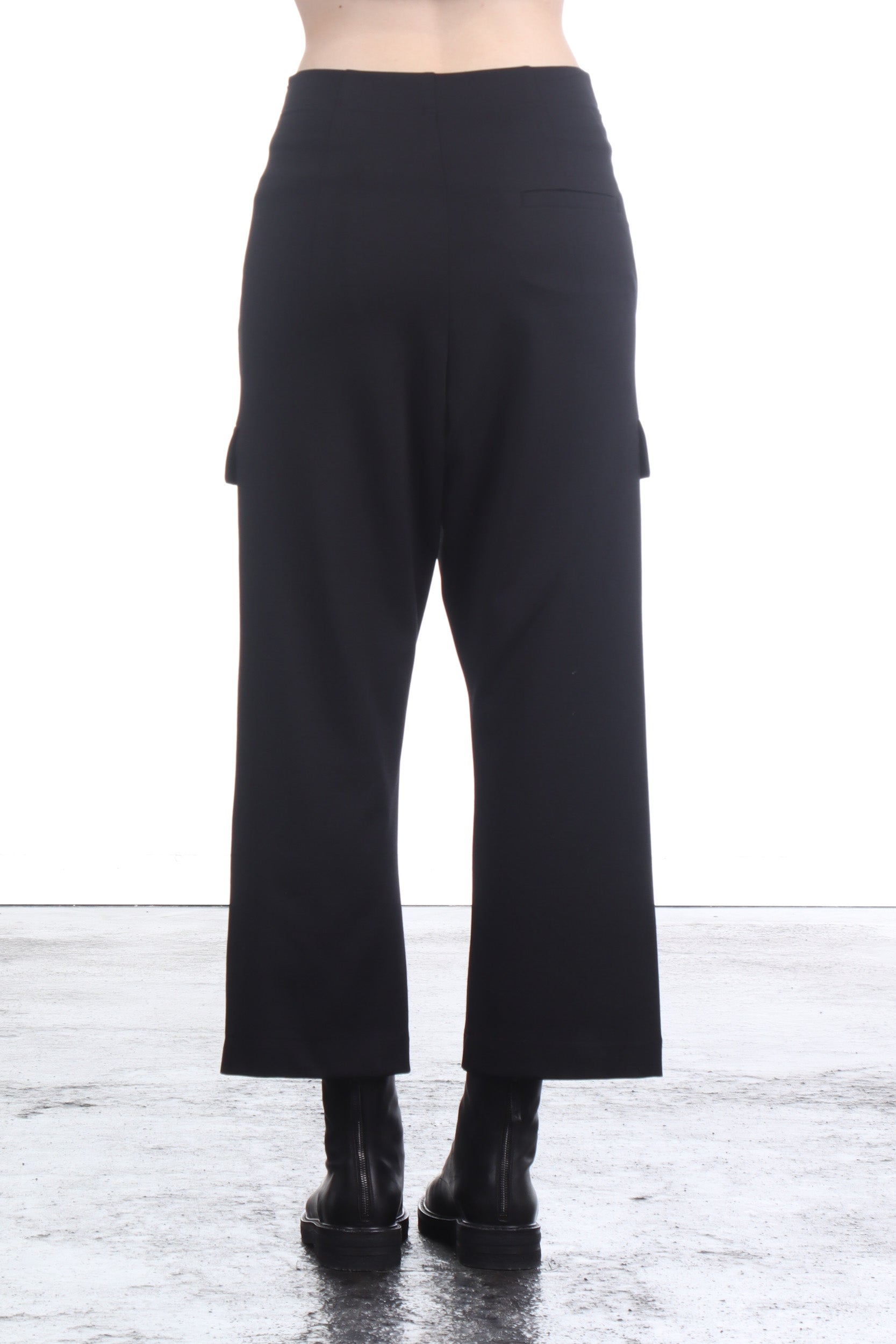 Rundholz Damen 7/8 Jersey Hose Schwarz