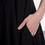 Rundholz Damen Kleid mit Ballonrock schwarz