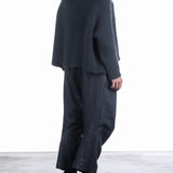 Rundholz Damen Racoon Pullover Oversized Dunkelgrün