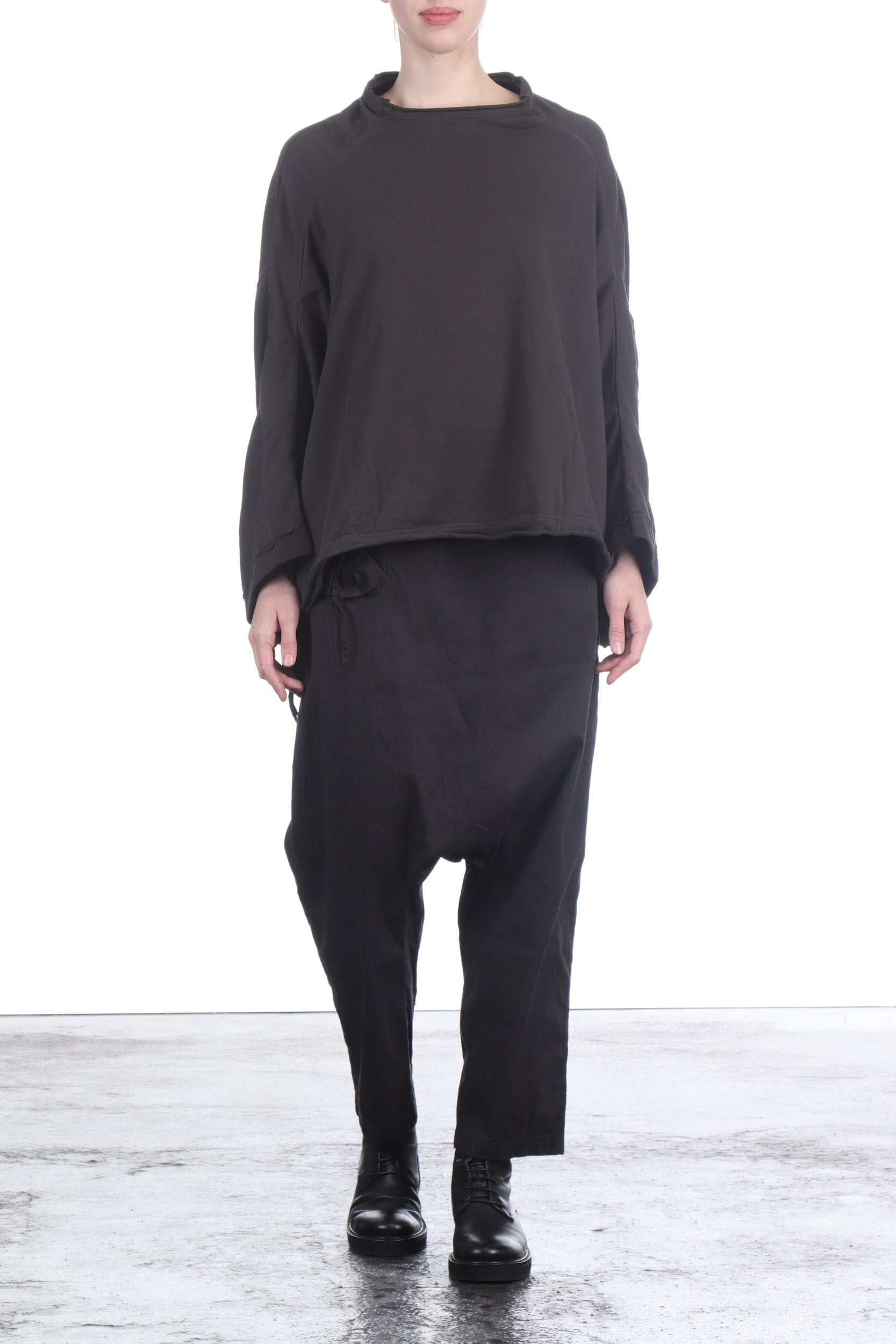 Rundholz DIP Damen Sweatshirt Oversized Oliv