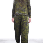 AVANT TOI Damen Kaschmir Pullover mit Seidenapplikation curcuma