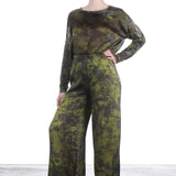 AVANT TOI Damen Kaschmir Pullover mit Seidenapplikation curcuma