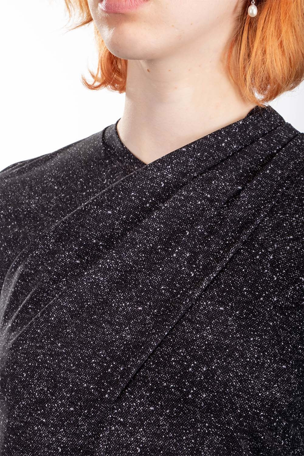 Schella Kann 2  Kleid A-Linie  Alloverprint grau