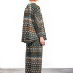 Schella Kann 2 Damen Langarmshirt oversized mit Print mehrfarbig
