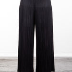 Pleats Please Issey Miyake Weite Plissee Taillenhose schwarz