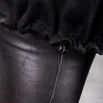 Rundholz Damen Kapuzenjacke A-Linie schwarz 