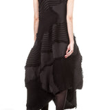 ISSEY MIYAKE Plissee Kleid schwarz