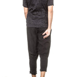 ISSEY MIYAKE Herren T-Shirt Crashed Look TORUS KANOKO schwarz