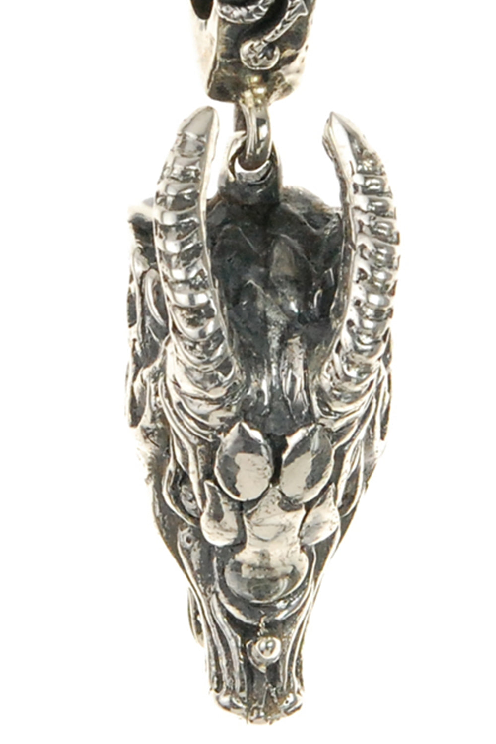 Elf Craft Anhänger Drachenkopf silber