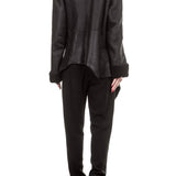 Ann Demeulemeester Damen Hose Avantgarde schwarz 