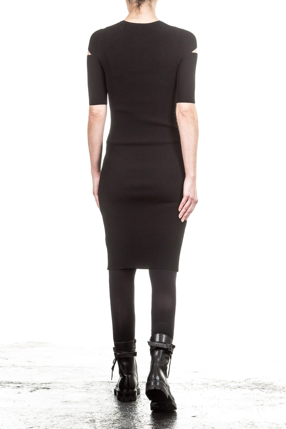 Helmut Lang Damen Strickkleid schwarz