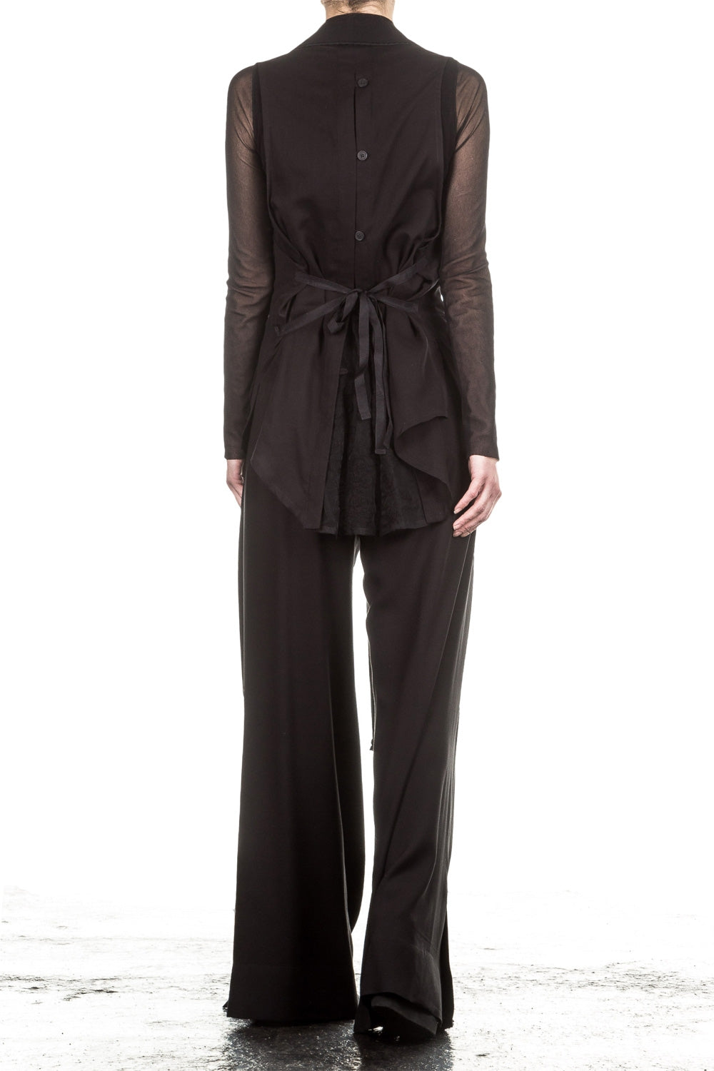 Ann Demeulemeester Damen Weste schwarz