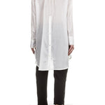 Ann Demeulemeester Damen Bluse Oversized weiß