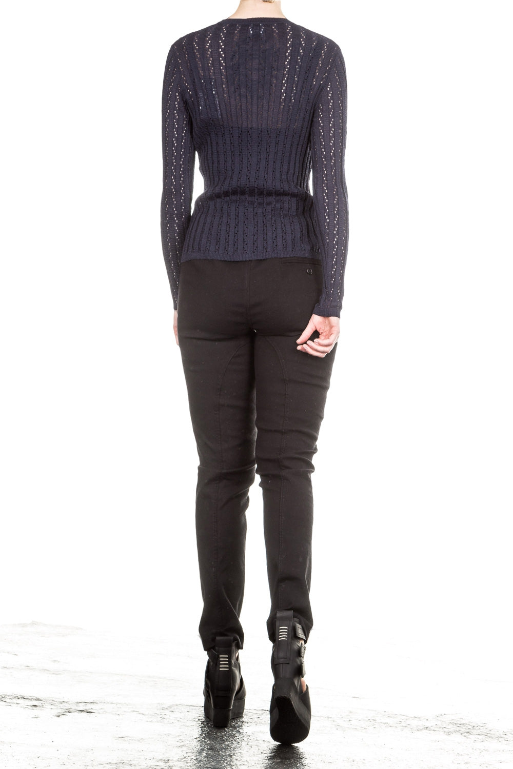 M Missoni Damen Strick Jacke navy