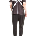 ISSEY MIYAKE Herren T-Shirt WRINKLE T schwarz