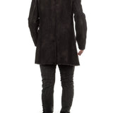 AVANT TOI Herren Kaschmir Mix Kapuzenjacke schwarz