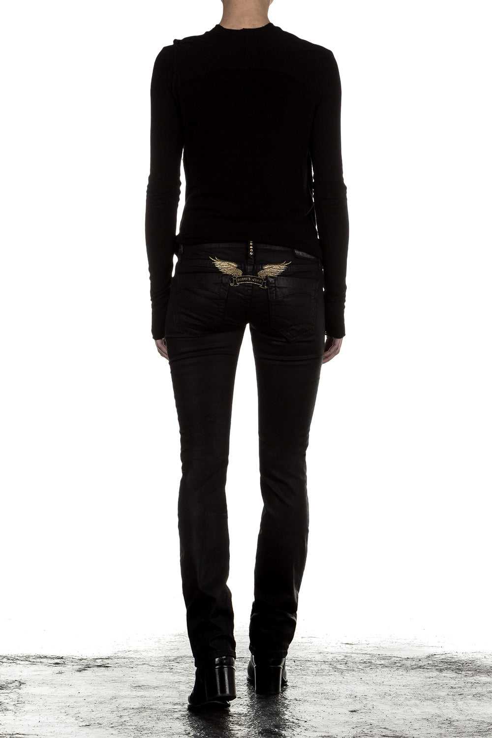Robin`s Jean Damen Jeans COAT schwarz