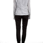 Katharina Hovman Damen Bluse hellgrau