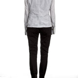 Katharina Hovman Damen Bluse hellgrau