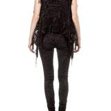 Masnada Damen Strickweste schwarz 