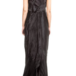 Masnada Damen Abendkleid schwarz