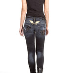 Robin`s Jean Damen Jeans SKINNY PATCHES dunkelblau